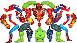 Assemble Toys Avengers Miles Morales vs Superman vs Hulk Buster vs Spider-Man vs Miles Morales