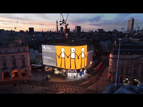 STIK at Piccadilly Lights