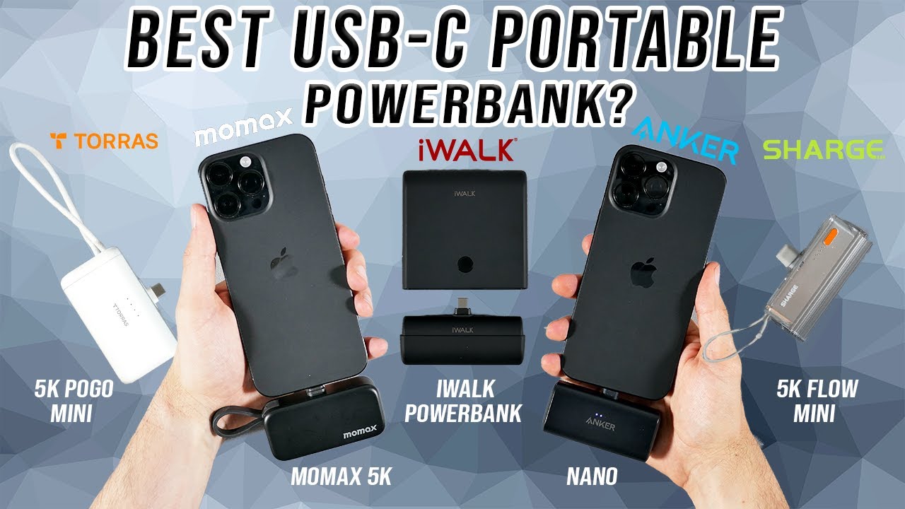 Лучший портативный внешний аккумулятор с портом USB C? | Тестируем лучшие варианты для вашего iPh...