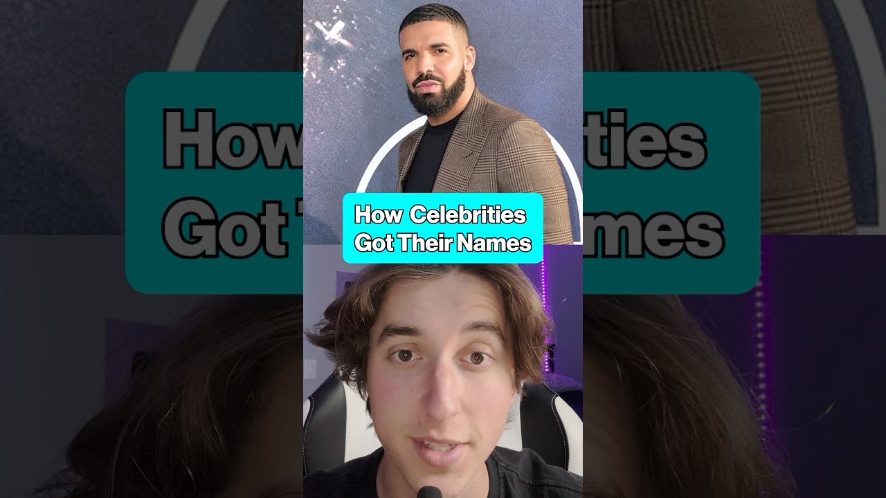 How Celebrities Got Their Names #shorts