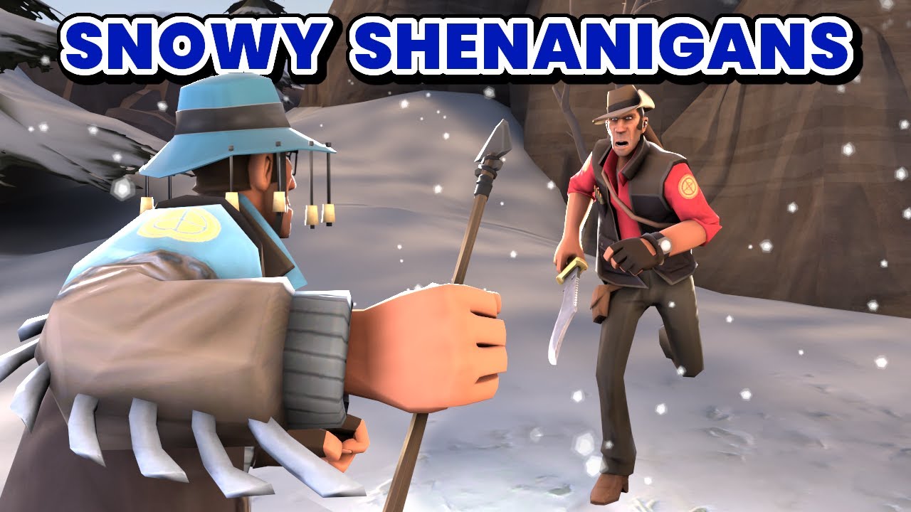 Snowy Sniper/Soldier Shenanigans | Team Fortress 2