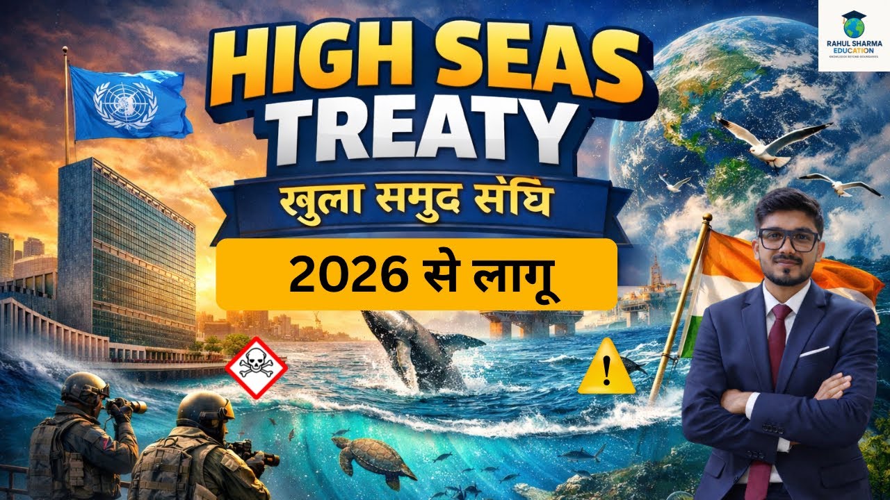 2026 से लागू High Seas Treaty | खुला समुद्र संधि क्या है? | UPSC Current Affairs