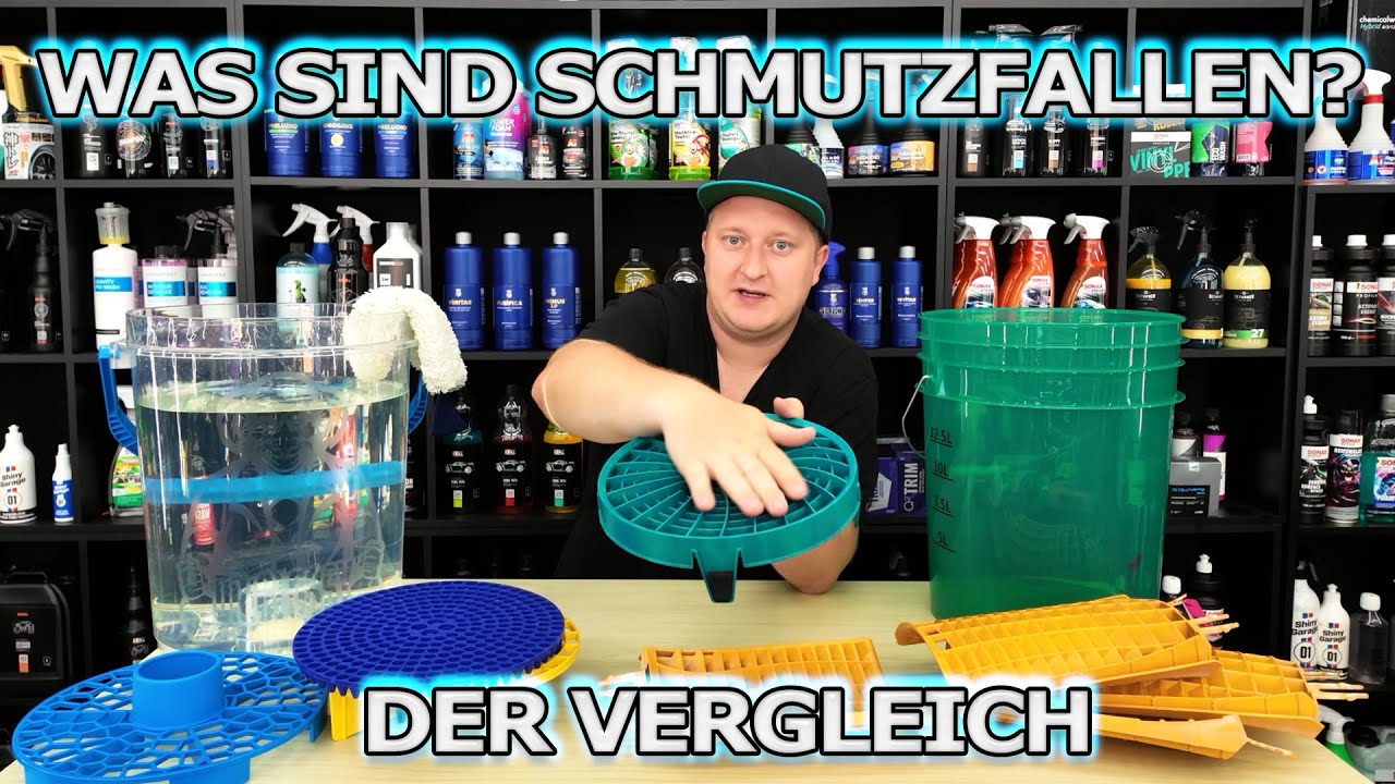 Wie funktioniert eine Schmutzfalle? Vergleich 2024 - DR.GLOSSY, GRID GUARD, CYCLONE und DIRT LOCK