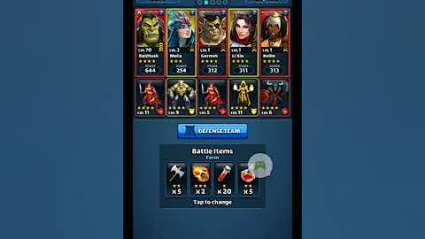 Empires and Puzzles: Tips and Tricks: Team Building Strategy - Offensive Raids