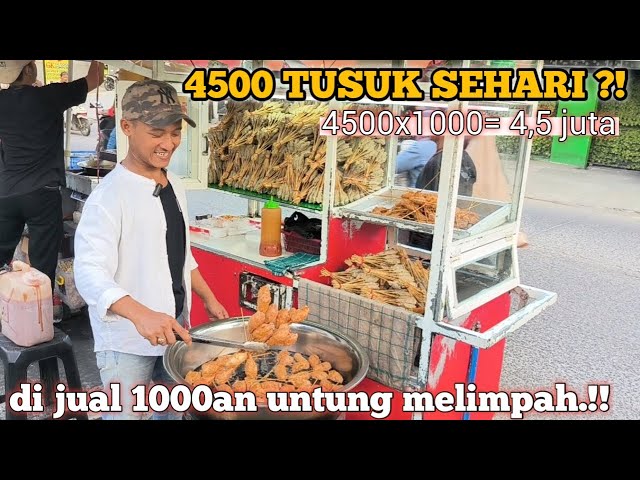 4500 TUSUK SEHARI?!! DI JUAL 1000AN LANGSUNG LARIS UNTUNG MELIMPAH!! PELUANG USAHA JAJANAN KEKINIAN class=