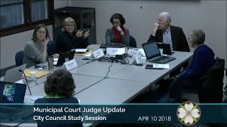 City Council Study Session 4/10/2018