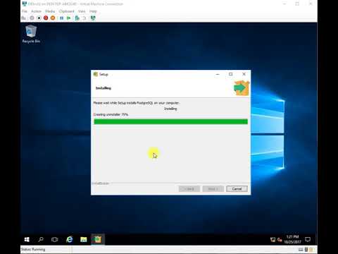 Postgres 10 0 Installation on Windows Server
