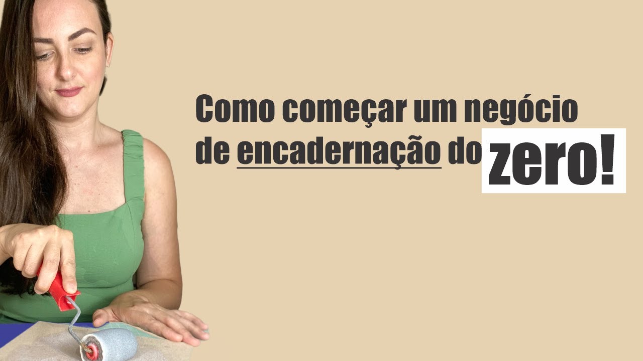 Como começar um negócio de encadernação do zero - YouTube