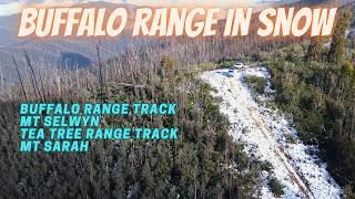 Buffalo Range Track in the Snow