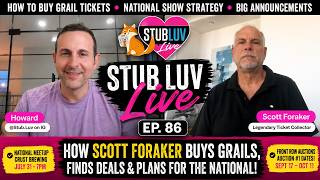 How Legendary Collectors Buy GRAIL Tickets | Stub Luv Live Ep. 86