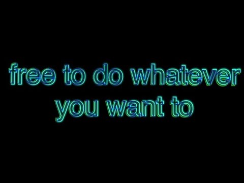 bill wurtz - you're free to do whatever you want to - visuals remade ...