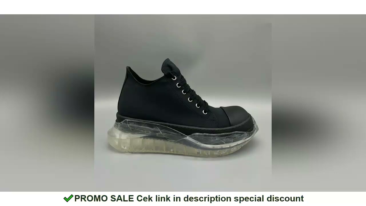 Men's Casuual Shoes Thick Bottom Design Shoes for Man Height Increasing Women's Sneakers Lace-up Can