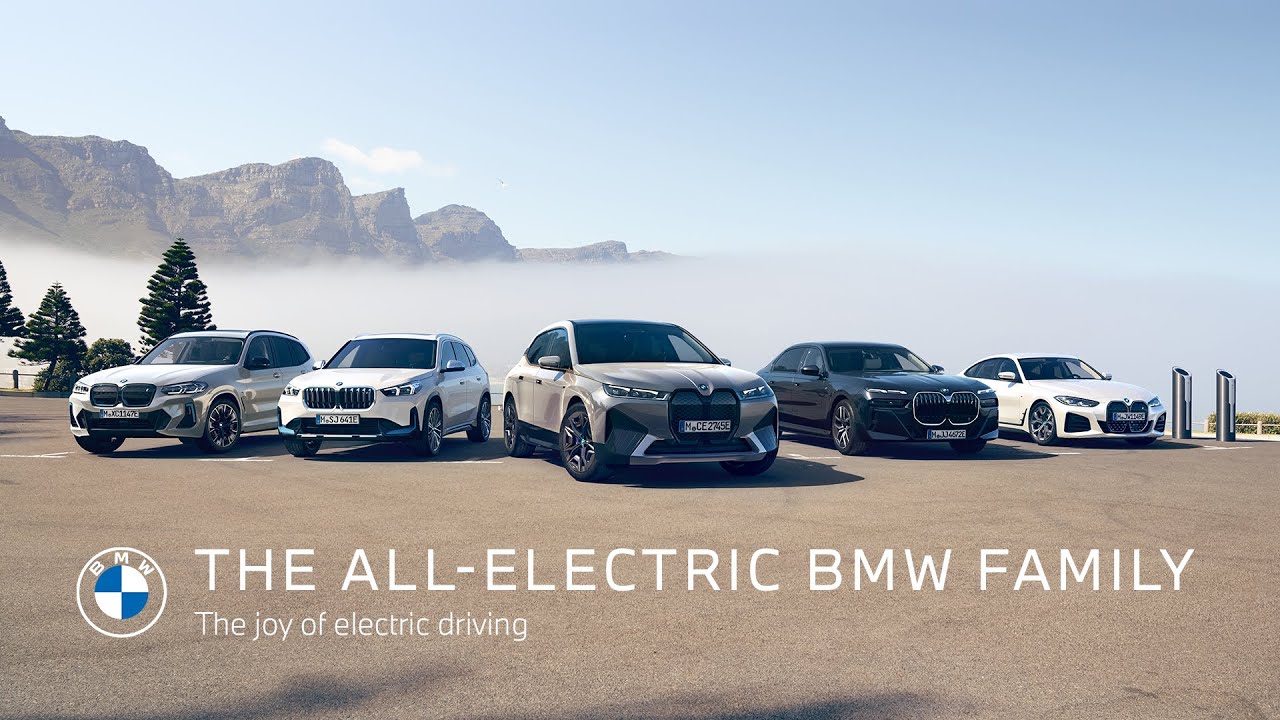 ⁣The all-electric BMW family