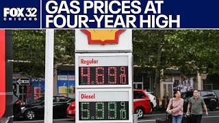 Gas prices surge across Chicago area, reach four-year high over Memorial Day weekend | ChicagoLIVE