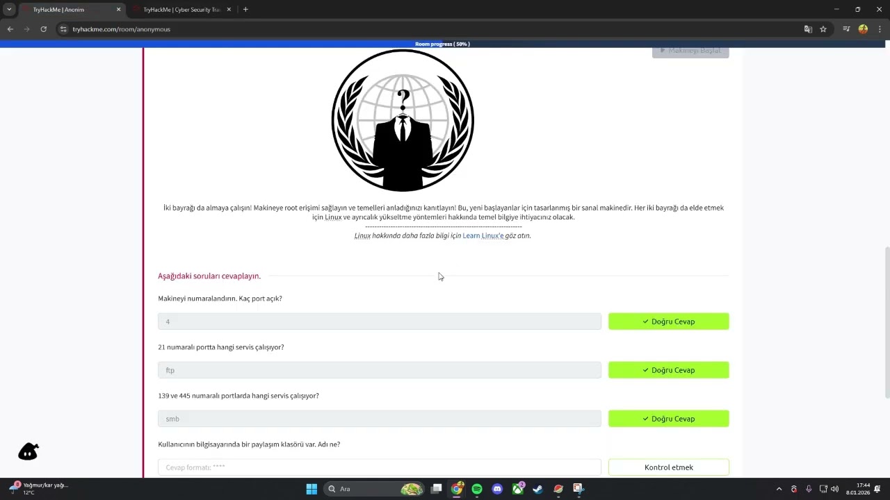 tryhackme anonymous oda özümü