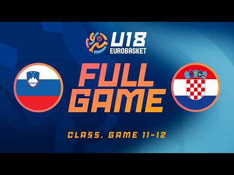 LIVE - Slovenia v Croatia | FIBA U18 Women's EuroBasket 2026 | Class. Game 11-12