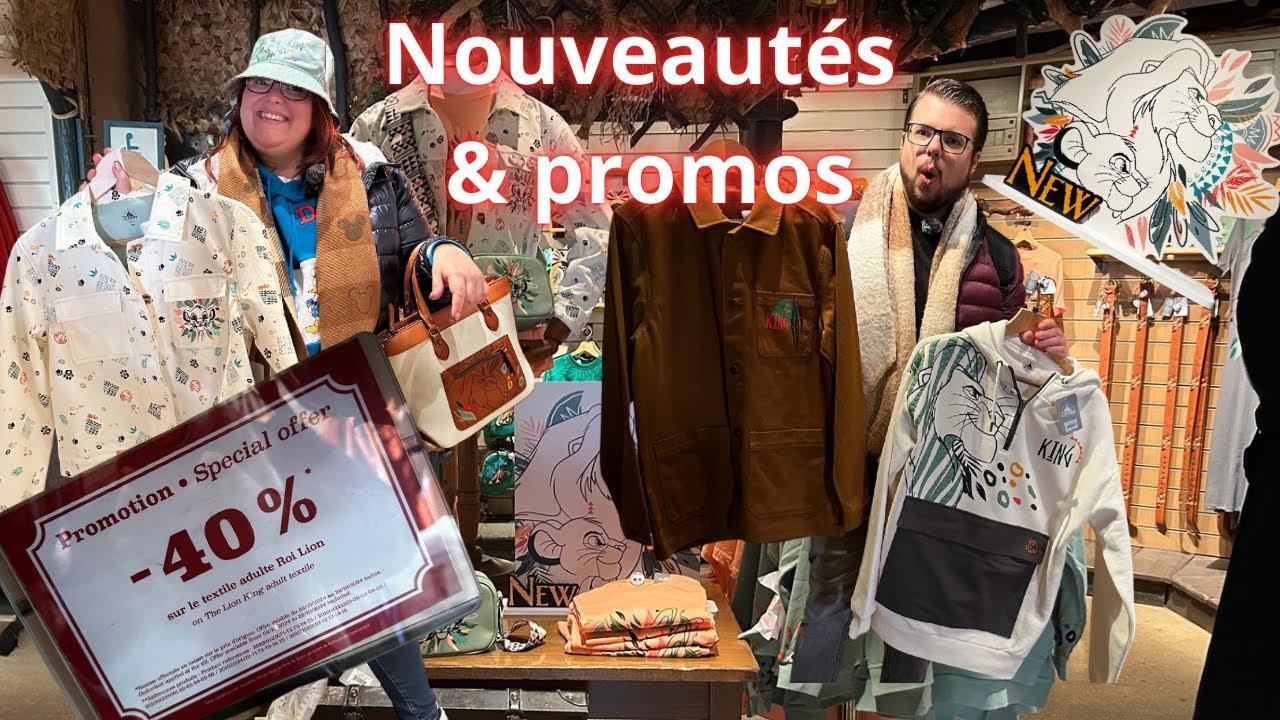 Nouveautés & Promos Merch Roi Lion à Disneyland Paris