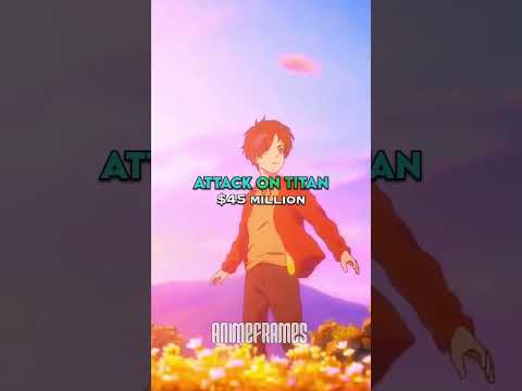HOW MUCH MONEY EACH ANIME HAS MADE [ PART 3 ] #shorts