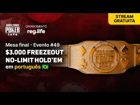WSOP 2024 | Mesa Final Evento #49 $3.000 Freezeout | $523.195 pro campeão