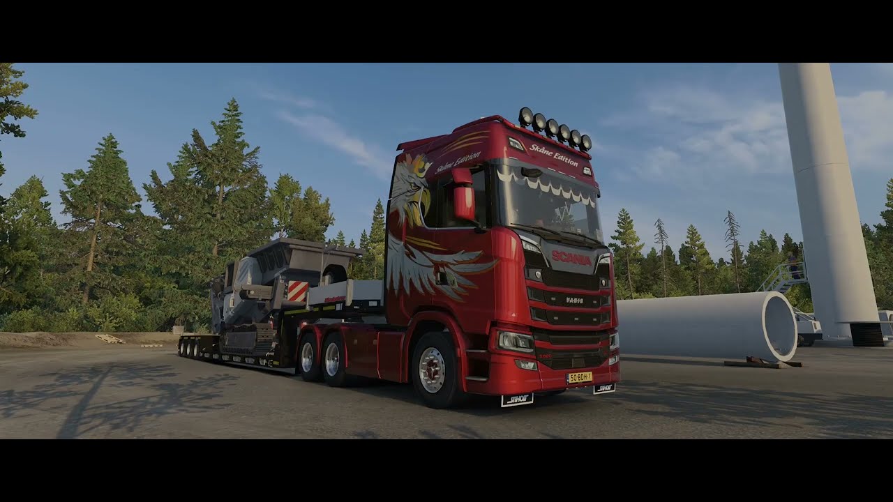 ETS2 [v1.57] SCANIA S620 V8 - Östersund - SE (Nordic Horizons) - 40 t Cargo