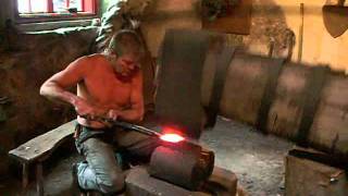 Several Hundred Year Old Drop Hammer in Operation, May 2011
