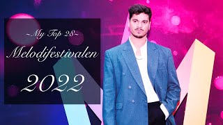 MY TOP 28 - Melodifestivalen 2022 (with Comments)