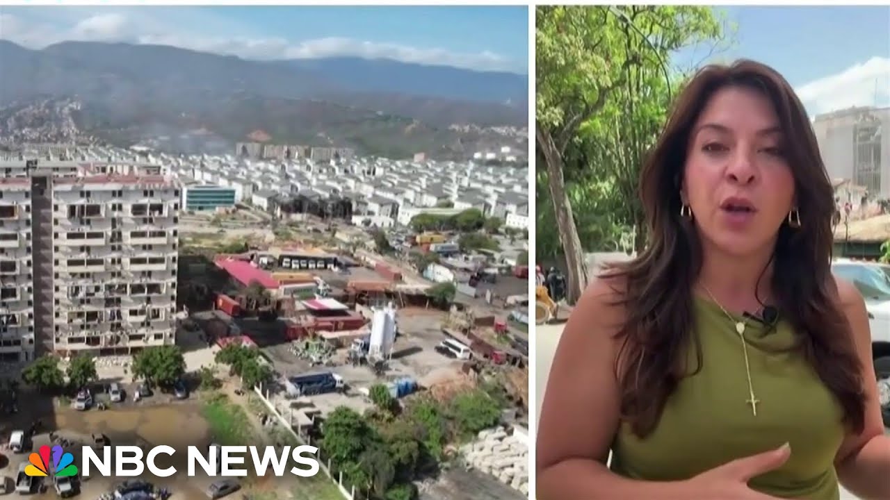 NBC News reporter in Venezuela says people she knows might be missing under rubble