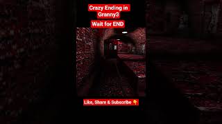 CRAZY ENDING in Granny 3 😱 if you fail to escape! #granny  #horrorgaming  #shortfeed