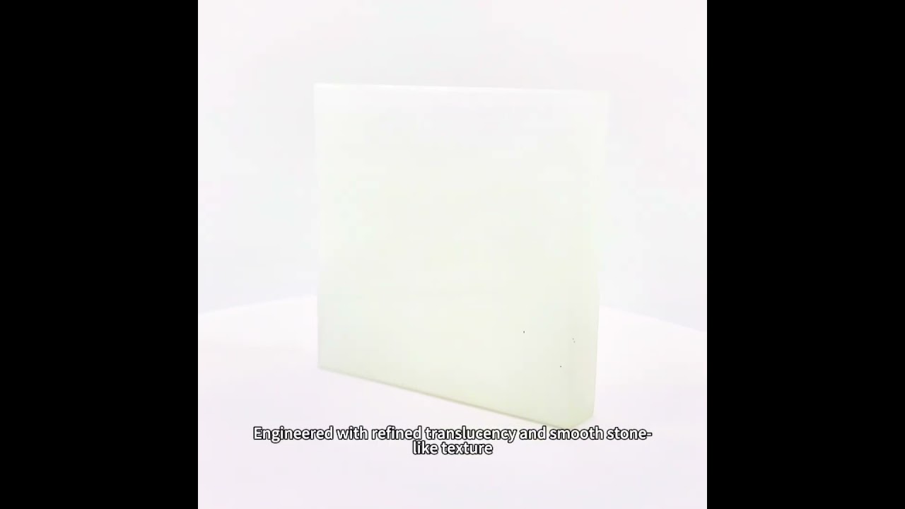 Milky White Jade Glass