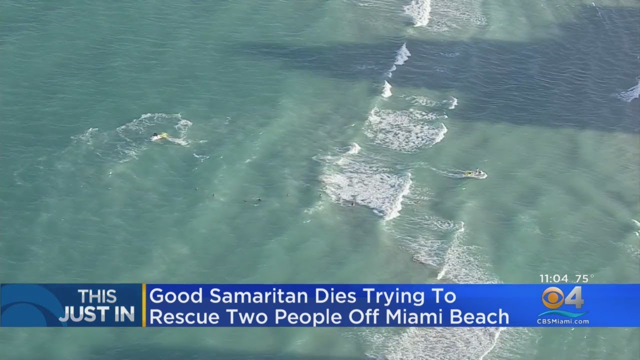 Good Samaritan Dies Trying To Rescue 2 People Off Miami Beach