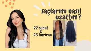 Saçlarımı Nasıl Uzattım? Ürünler & Önerilerim