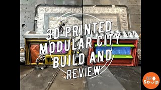 3D printed click-lock sci-fi city modular construction kit build and review. Is it worth backing?