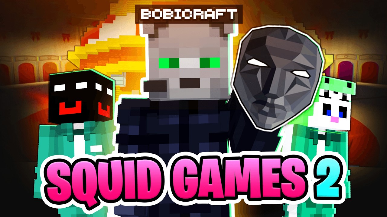 Así fueron los Squid Games 2 en Minecraft