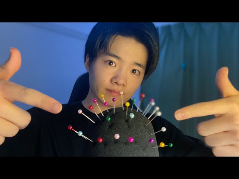 ASMR | Removing Pin on the Mic | Needle Sounds