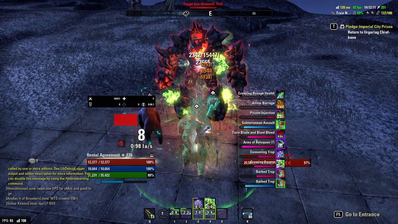 Elder Scrolls Online weaving with GCD Bar YouTube