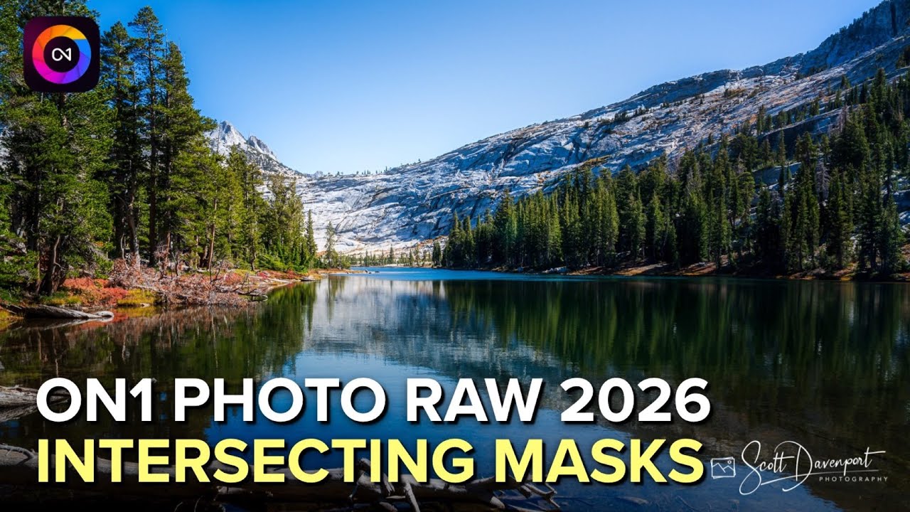 Объяснение точного маскирования: режим пересечения в ON1 Photo RAW 2026