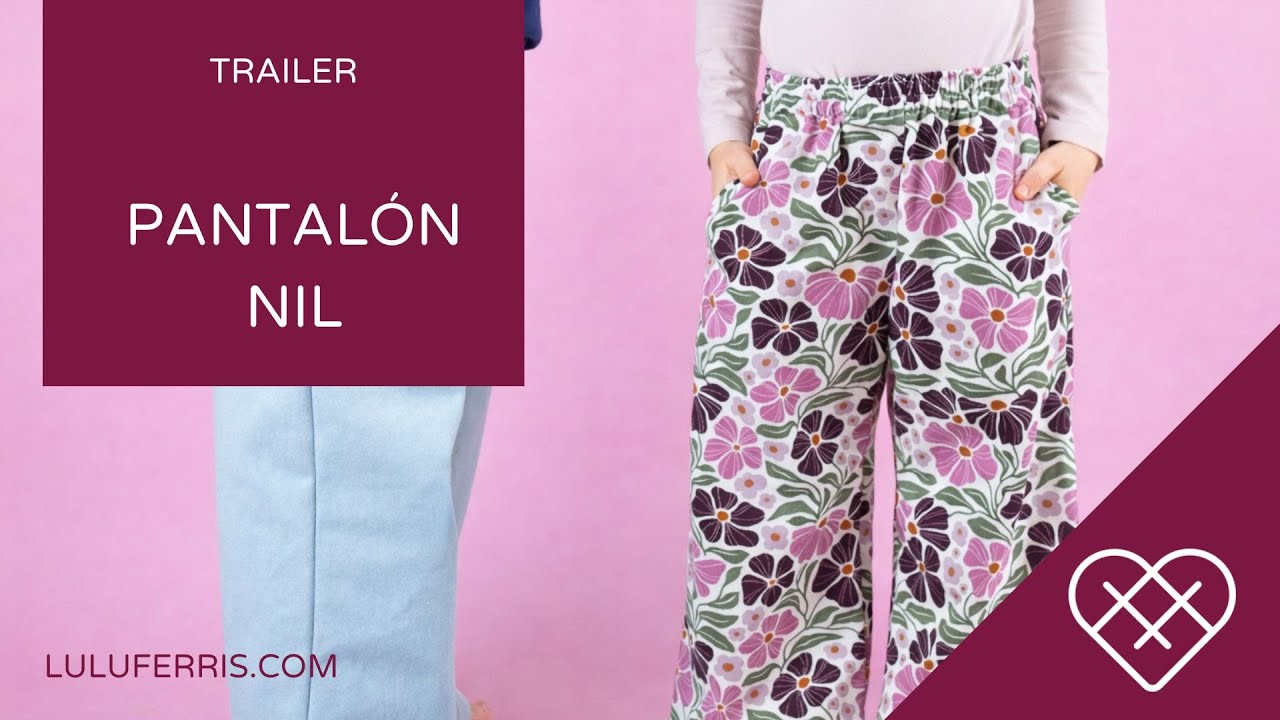 Trailer tutorial de costura : Pantalón Nil Kids