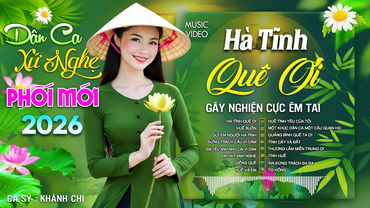 HÀ TĨNH QUÊ ƠI, HUẾ BUỒN🎵Dân Ca Ngọt Ngào 365 - LK Nhạc Sống Dân Ca Xứ Nghệ Hay SAY LÒNG NGƯỜI