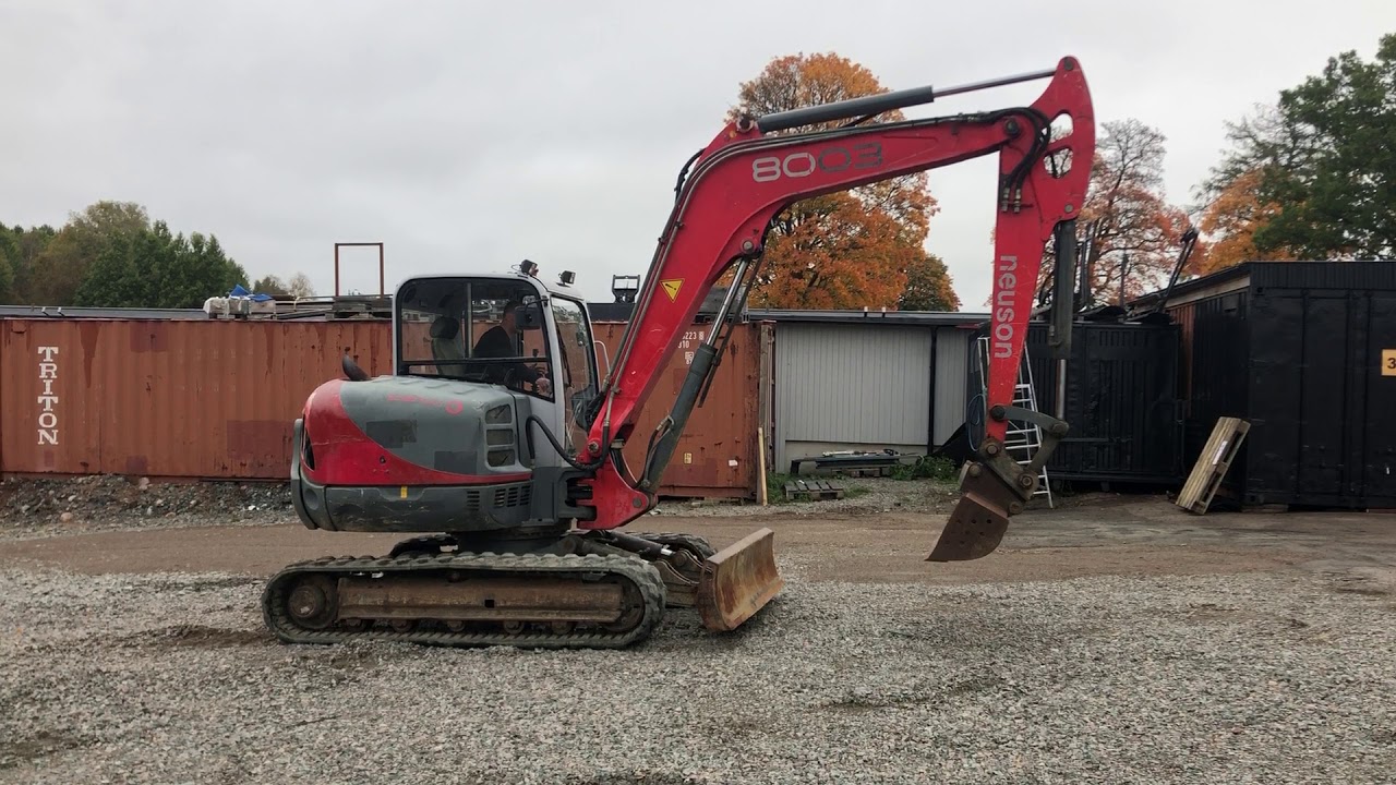 Bandgrävare 8,5-Ton Neuson 8003 Bandgrävare