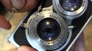 済 RicohFlex Model VII TLR Camera リコーフレックス モデル7 二眼レフカメラ