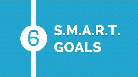 Week 3, Video 6 - S.M.A.R.T. Goals