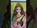 #Saraswati ji#anime #acrylic painting #devi maa art# Basant Panchami art #Art#shortsfeed #yt shorts