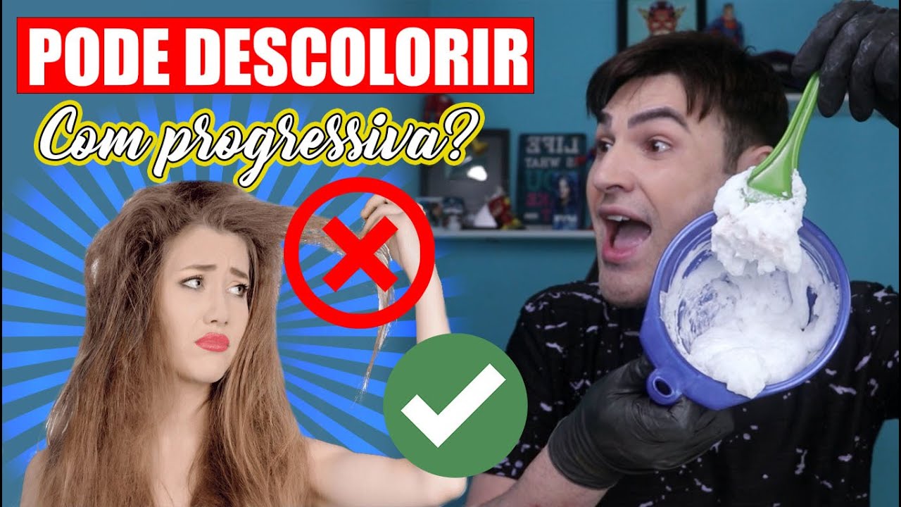 A VERDADE SOBRE DESCOLORIR CABELO COM PROGRESSIVA 🔥| FERVE? DERRETE? SAI FUMAÇA? DÁ CORTE QUÍMICO?