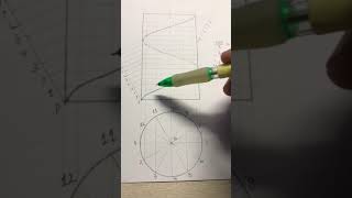 Non-transparent cylinder Helix | Right-handed (anti-clockwise) | EGD | Loci | With Pitch and angle
