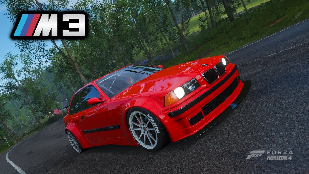 BMW E36 M3 Drift & Burnout | Logitech G920 + POV Camera | Forza Horizon 4 Gameplay - YouTube