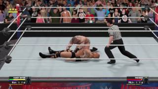 مباراة الاحلام بين راندي اورتن ضد ذاروك في wwe2k17 حلقة 6