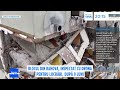 Blocul din Rahova, inspectat cu drona pentru lucrări după nouă luni de la explozie