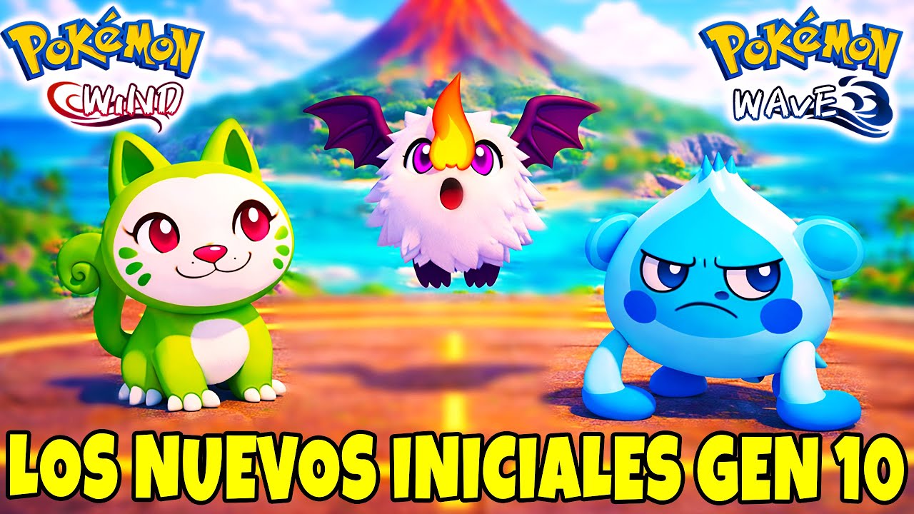 🚨NUEVA GRAN FILTRACION de los INICIALES de la GENERACION 10 de POKEMON WIND & WAVES