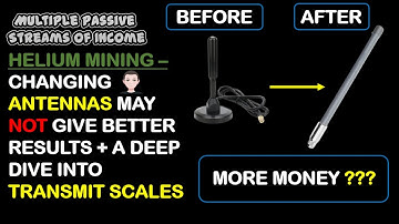 Helium - Understanding Transmit Scales + Antenna Changes May Not Result In More HNT - Simulate First