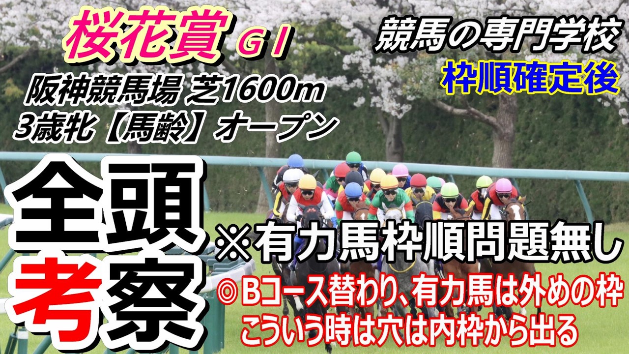 Oka Sho 2026] Analysis of all horses: The top-ranked favorites are